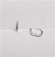 Earrings Crivelli Child CERCHIO in Gold Diamante 0.08 Ct 326-BO863-8 - 326-BO863-8